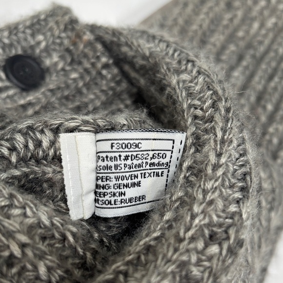 UGG Gray Knit Button Boots - Picture 11 of 11